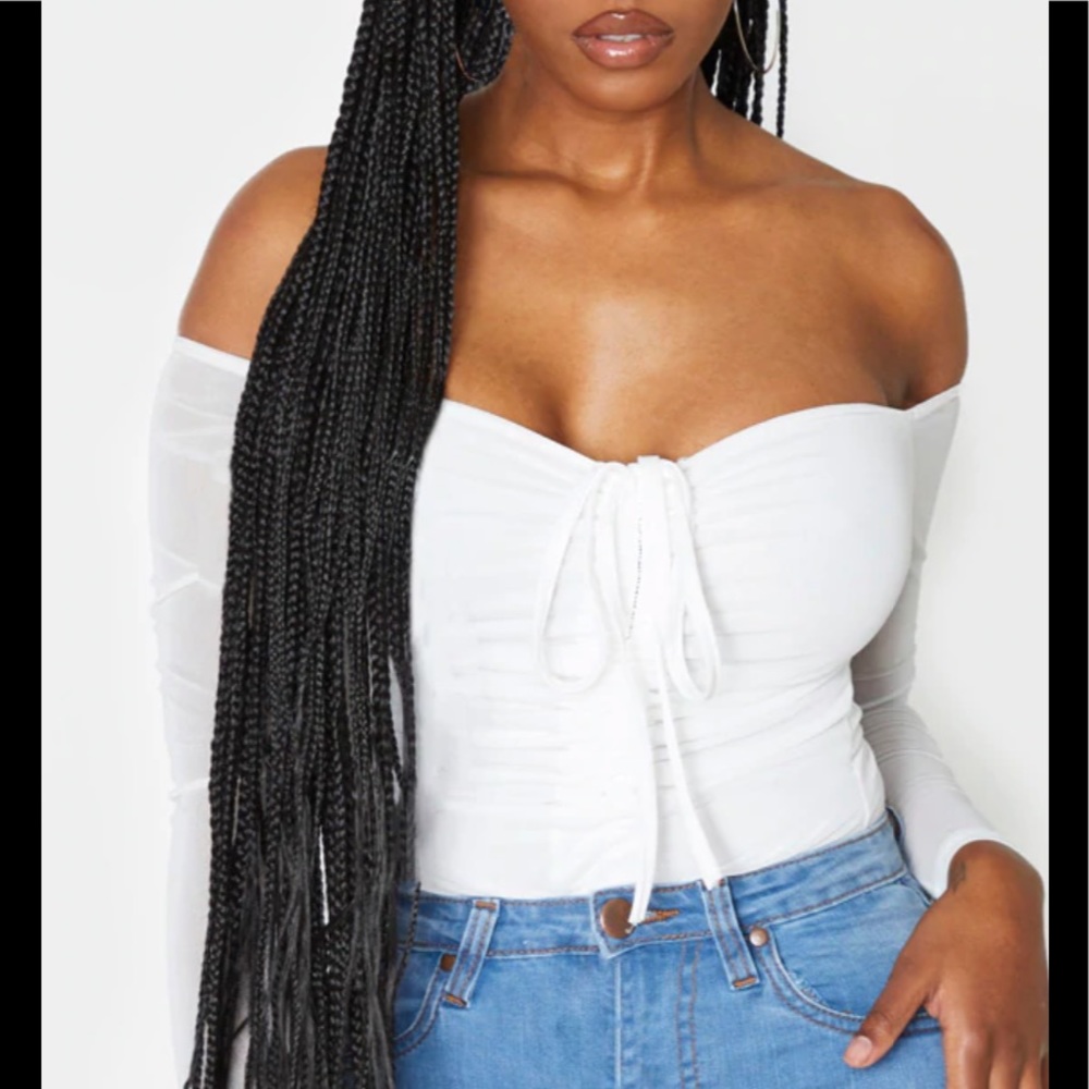 Pretty Little Thing Off the Shoulder Bodysuit